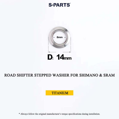 Grade 5 Titanium Shifter Clamp Bolt Kit for Shimano & SRAM Road Shifters