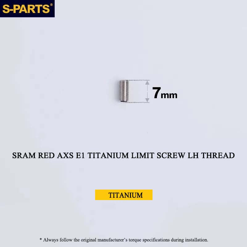 Titanium 8-Bolt Spider Bolt Kit for SRAM RED AXS E1 Crankset – M4 x 8.5mm | 8PCS