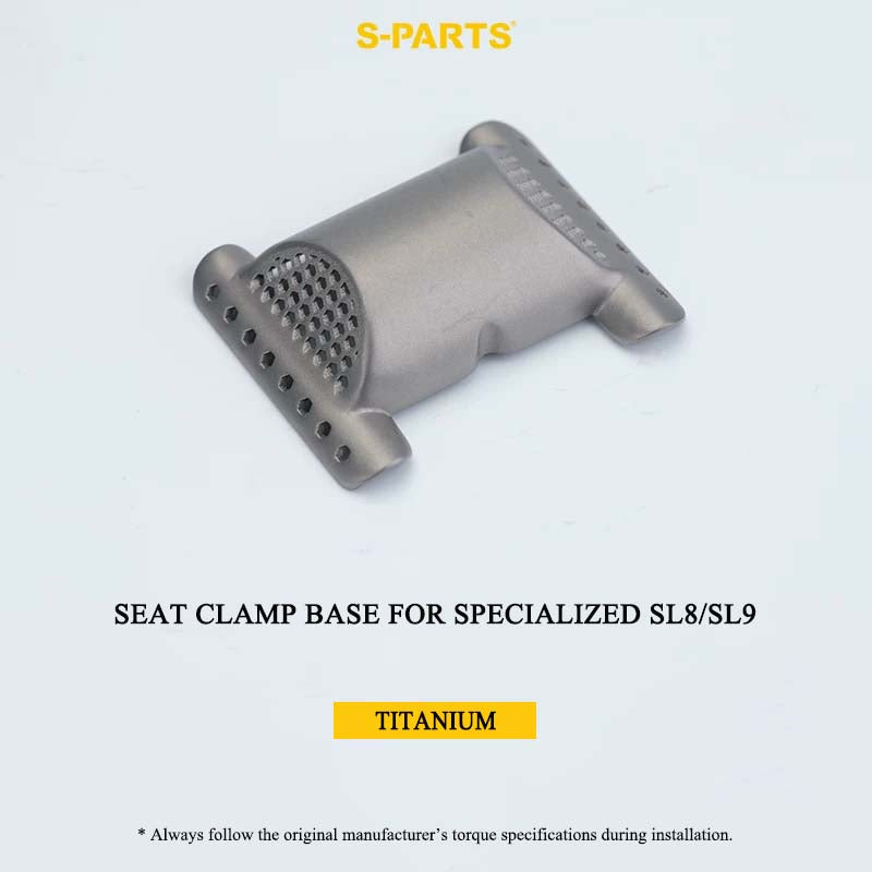 3D Printed Titanium Seat Clamp Kit & Parts for Specialized Tarmac SL8/SL9 Seesaw Seatpost