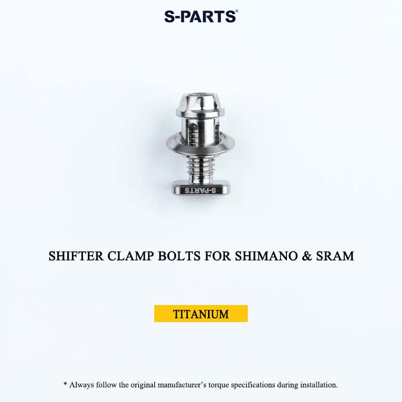 Grade 5 Titanium Shifter Clamp Bolt Kit for Shimano & SRAM Road Shifters