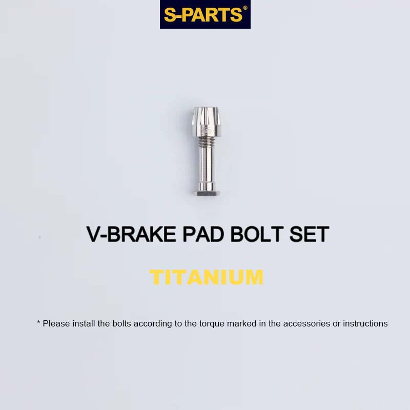 Titanium V-Brake Hardware Upgrade Kit for MTB | V-Brake Pad Bolt Set